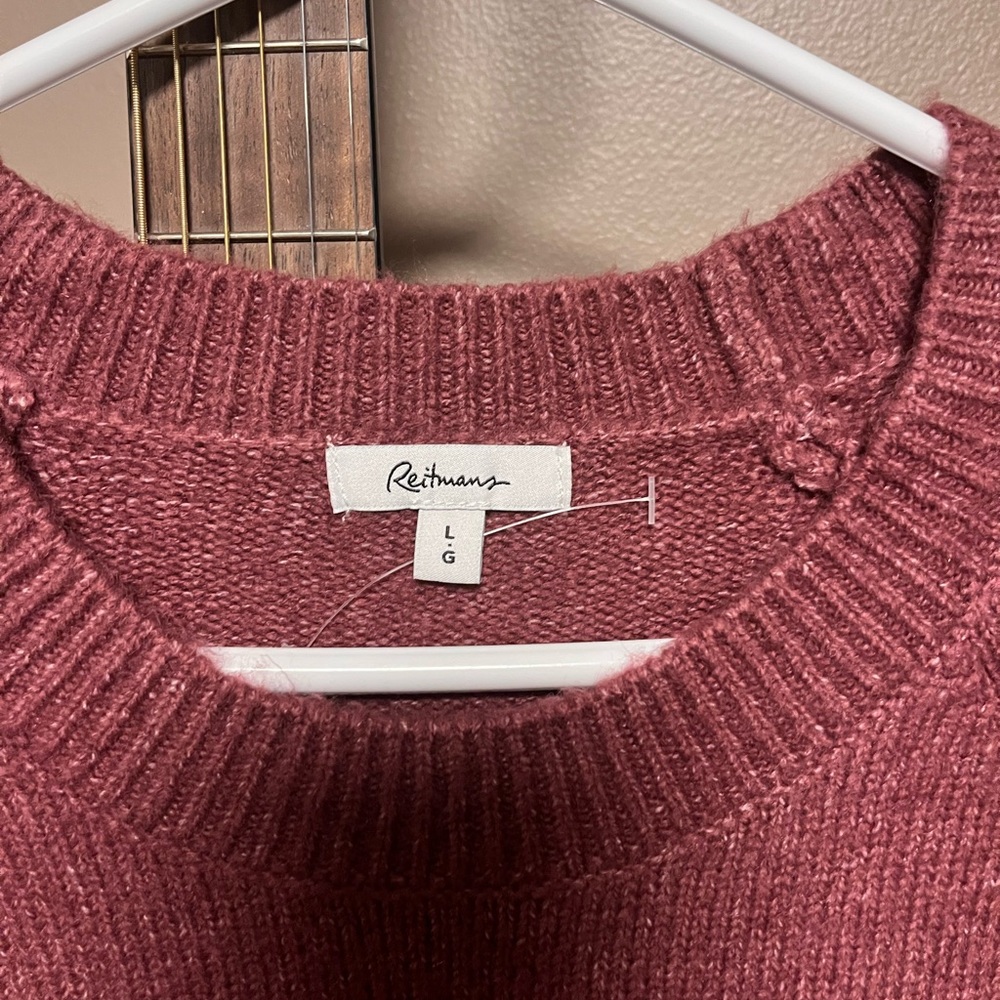 Soft crew neck sweater - Picture 3 of 4